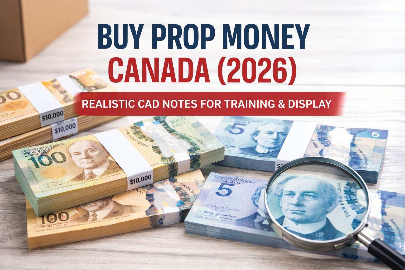 Buy Prop Money Canada (2026)