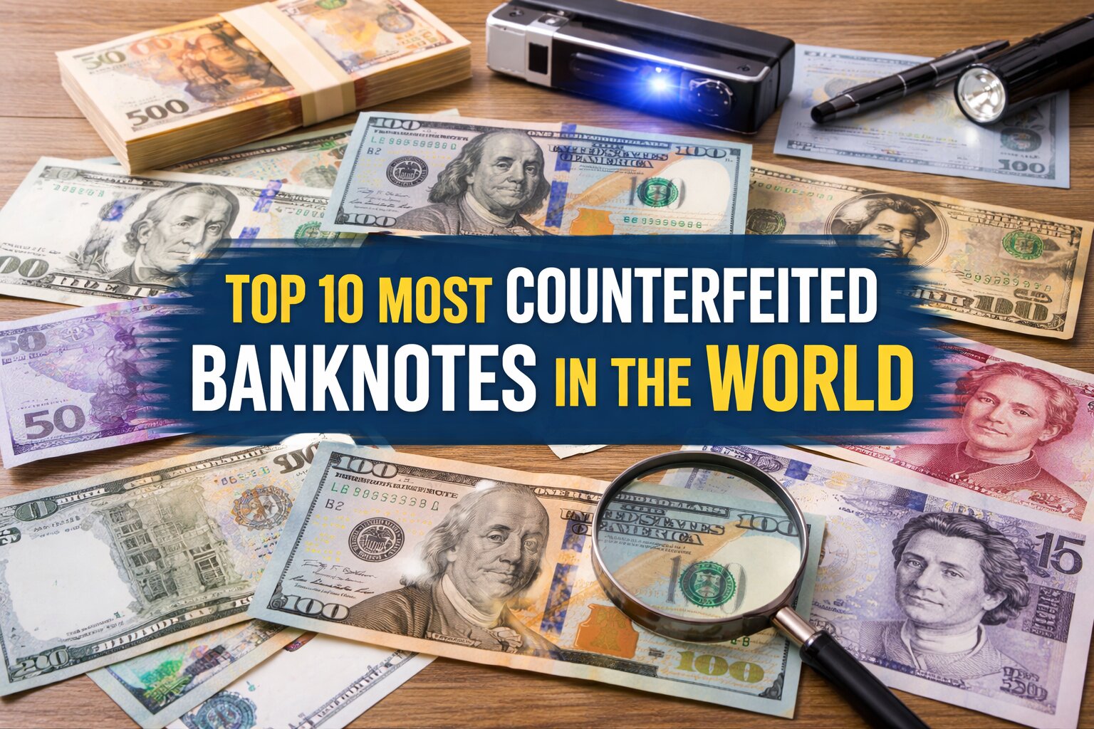 Top 10 Most Counterfeited Banknotes in the World